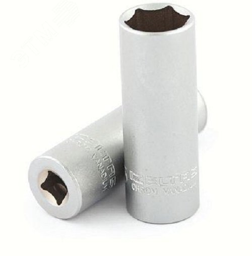 Изображение товара Головка торцевая шестигранная удлиненная 12 мм, приводной квадрат 1/4'', CrV (шт)