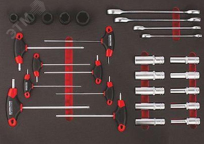 Изображение товара Набор инструментов в ложементе, 4 ящик для инструментальной тележки PRO (шт)