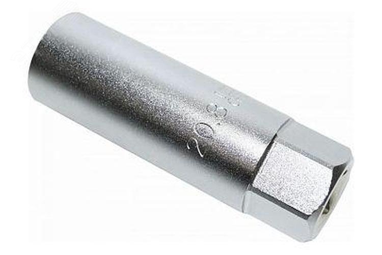 Изображение товара Головка торцевая шестигранная свечная 20.8 мм, приводной квадрат 1/2'', резиновая вставка (шт)