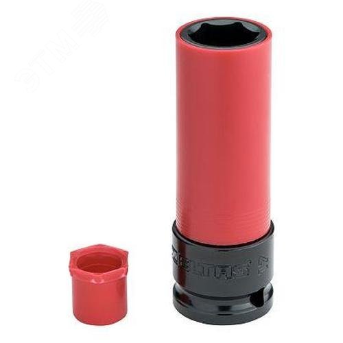 Изображение товара Головка торцевая ударная тонкостенная 17 мм, приводной квадрат 1/2'', с пластиковой втулкой - для легкосплавных дисков (шт) Изображение товара Головка торцевая ударная тонкостенная 17 мм, приводной квадрат 1/2'', с пластиковой втулкой - для легкосплавных дисков (шт)