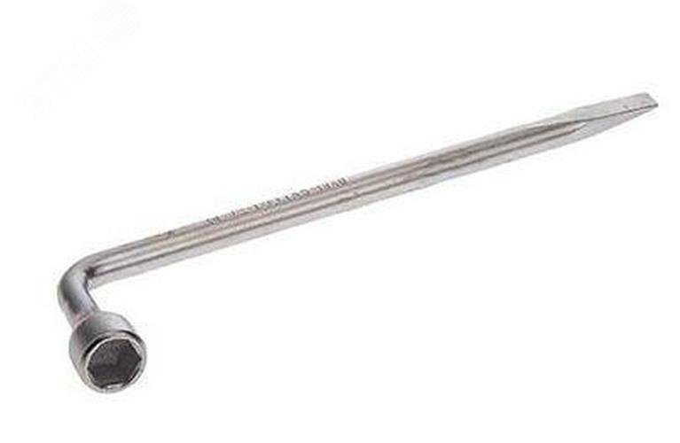 Изображение товара Ключ торцевой IZELTAS 21 мм с изогнутым корпусом и отверткой наконечником