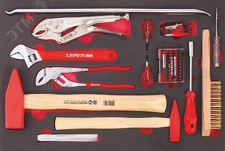 Изображение товара Набор инструментов в ложементе, 5 ящик для инструментальной тележки Premium (шт)