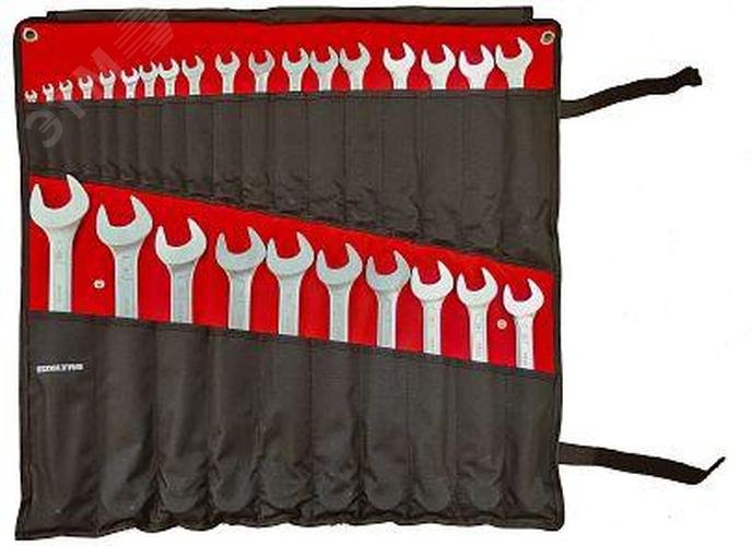 Изображение товара Набор ключей комбинированных 28 предметов в чехле