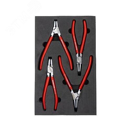 Изображение товара Набор съемников стопорных колец, 4 предмета (шт)