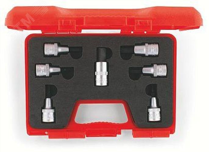 Изображение товара Набор торцевых головок со вставкой HEX 1/2'' 7 предметов (шт) Изображение товара Набор торцевых головок со вставкой HEX 1/2'' 7 предметов (шт)