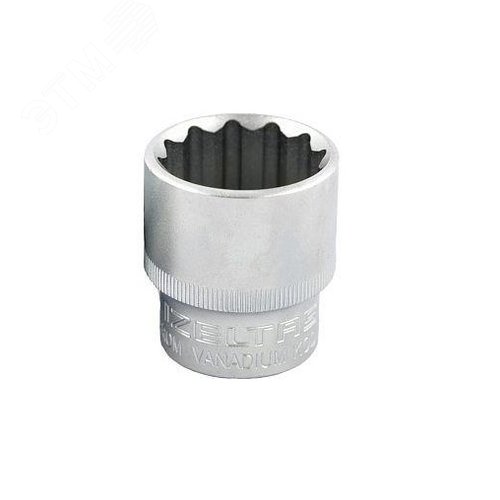 Изображение товара Головка торцевая двенадцатигранная 26 мм, приводной квадрат 1/2'', CrV (шт)