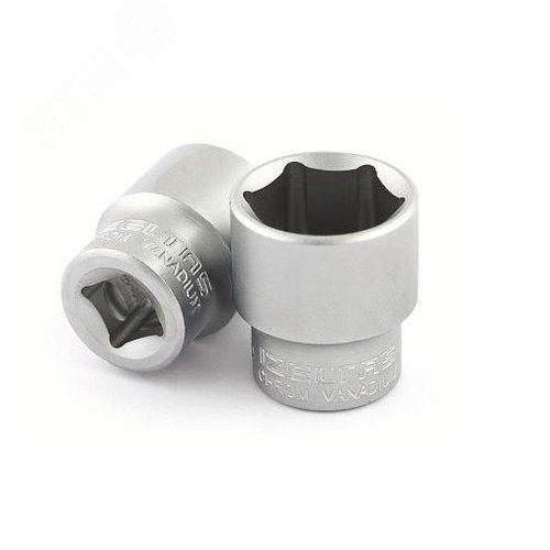 Изображение товара Головка торцевая шестигранная 17 мм, приводной квадрат 3/8'', CrV (шт)