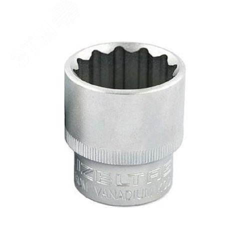 Изображение товара Головка торцевая двенадцатигранная 46 мм, приводной квадрат 3/4'', CrV (шт)