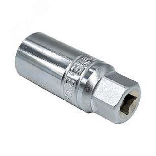 Изображение товара Головка торцевая шестигранная свечная 20.8 мм, приводной квадрат 3/8'', резиновая вставка (шт)