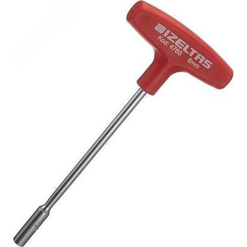 Изображение товара Отвертка торцевая с шестигранной головкой 6 мм, Т-образная рукоятка (шт)