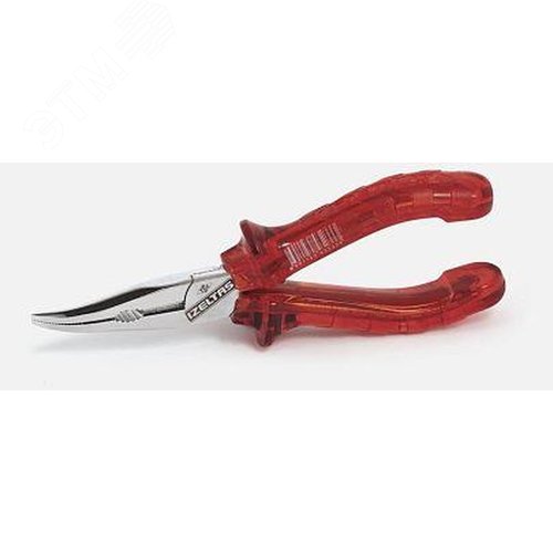 Изображение товара Плоскогубцы с удлиненными губками изогнутые 200 мм KRAFT (шт)