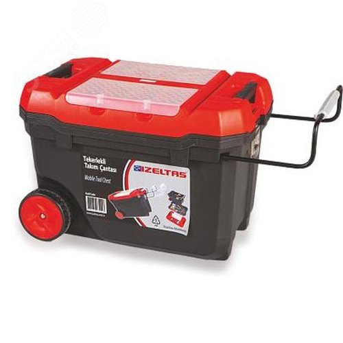 Изображение товара Ящик пластиковый на колесах, для инструментов 28'', 595x420x380 (шт)