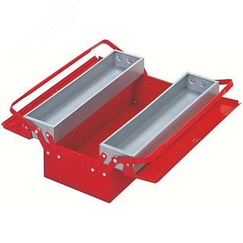 Изображение товара Ящик раскладной для инструментов металлический 190х300х160, 3 секции (шт)