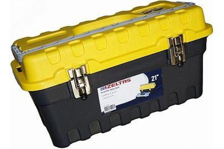 Изображение товара Ящик пластиковый для инструментов с длинной ручкой 21'' 276х535х267 мм (шт)