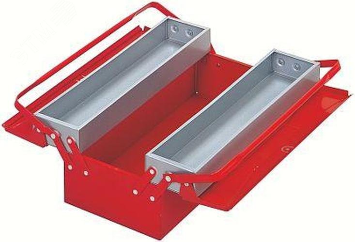 Изображение товара Ящик раскладной для инструментов металлический 190х300х160, 3 секции (шт)