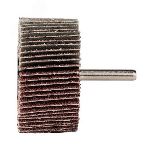 Изображение товара Круг лепестковый с оправкой КЛО D60X30X6 мм, нормальный корунд (NC), зерно 60 (5 шт) (упаковка)