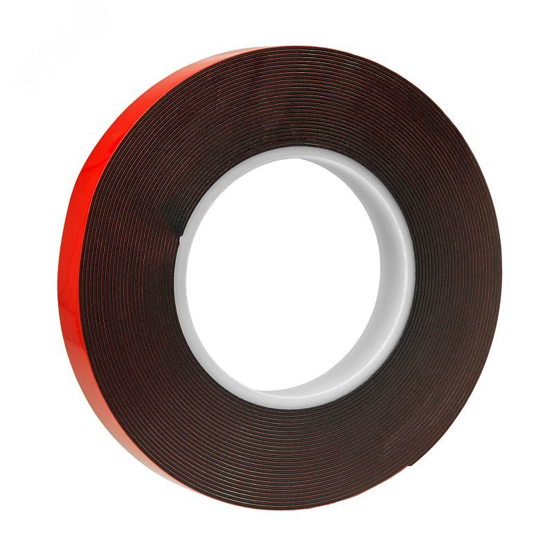 Изображение товара Лента монтажная двухсторонняя черная 12 мм 10м для автомобилей