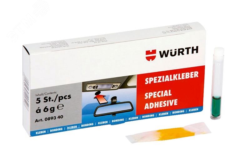 Изображение товара Клей специальный для стекла и металла 1+1,5 г (шт)