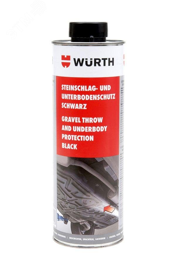 Изображение товара Антикор защита от камней черный 1 л