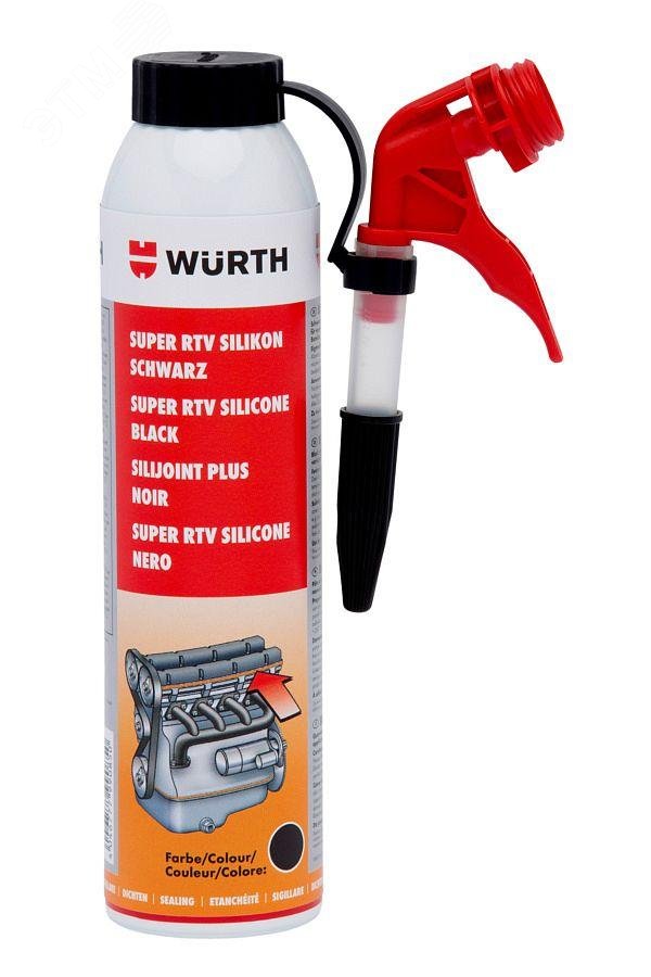 Изображение товара Герметик высокотемпературный SUPER RTV силикон черный 200 мл