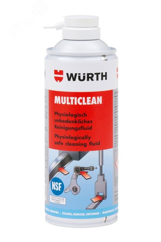 Изображение товара Очиститель MULTICLEAN H1 спрей 520/400 мл для пищевой и полиграфической промышленности