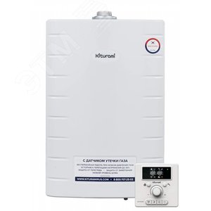 Изображение товара Котел газовый World Alpha-24 настенный 24 кВт двухконтурный с закрытой камерой сгорания с выносным пультом управления (шт)