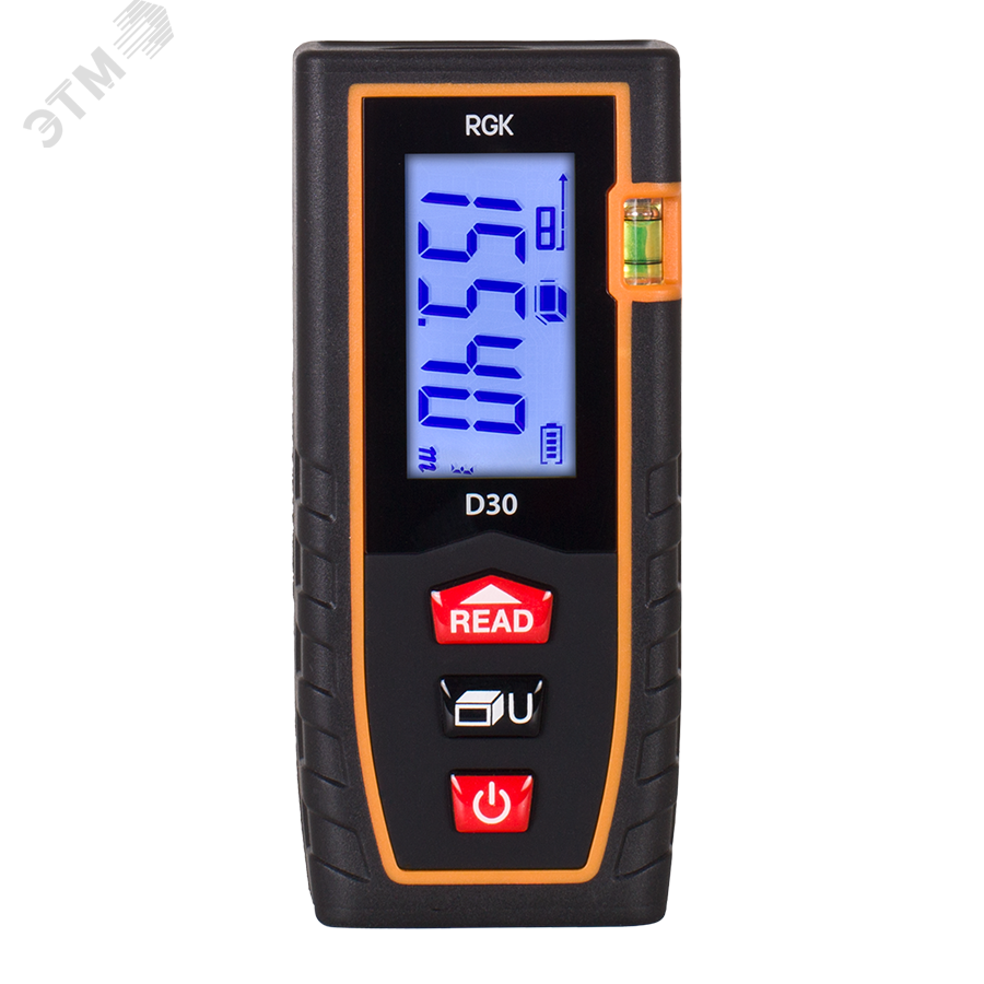 Изображение товара Лазерный дальномер D30 30 метров RGK компактное профессиональное устройство