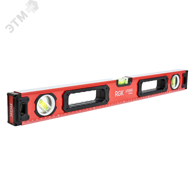 Изображение товара Пузырьковый уровень RGK U5060 магнитный 60 см для точной разметки