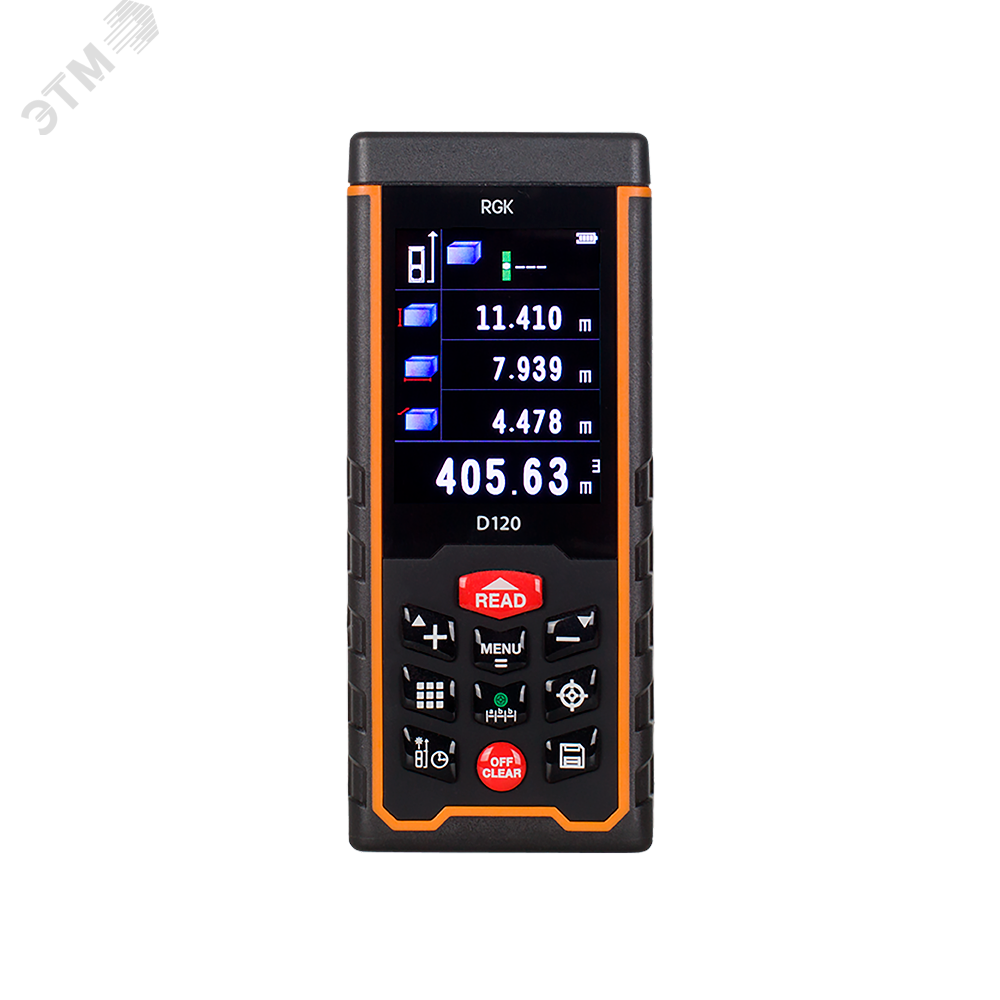 Изображение товара Дальномер лазерный D120 RGK 120м точность профессиональный