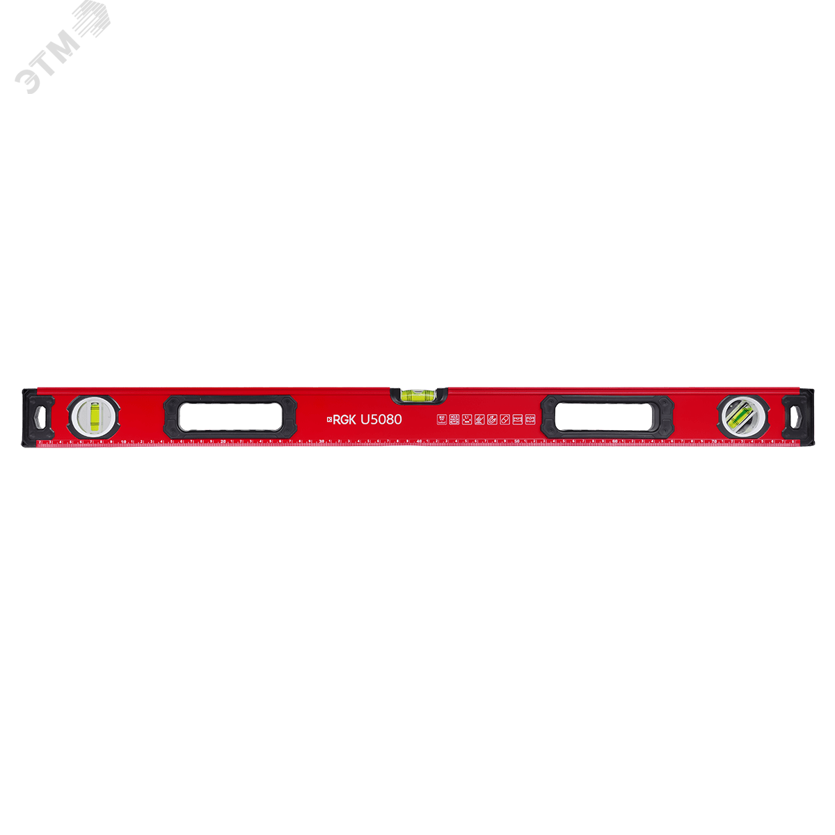 Изображение товара Строительный уровень RGK U5080 80 см с магнитами для точной разметки