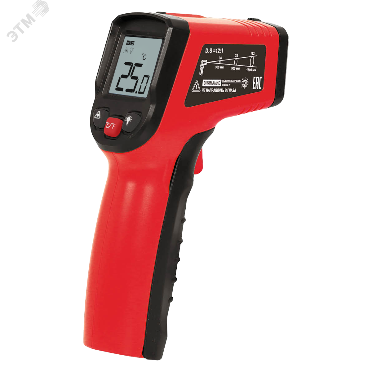 Изображение товара Инфракрасный пирометр RGK PL-6 для бесконтактного измерения температуры