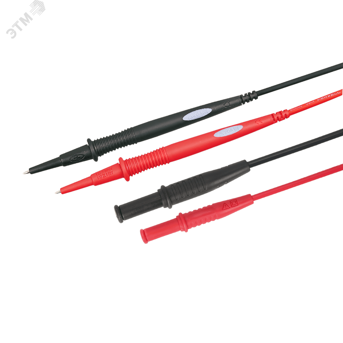 Изображение товара Комплект измерительных проводов RGK TP2-02 для мультиметров и клещей 1000 мм