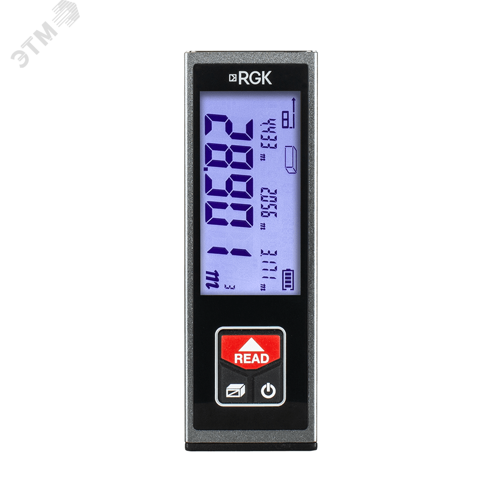 Изображение товара Лазерный дальномер D40 RGK 40 метров точность 2 мм компактный