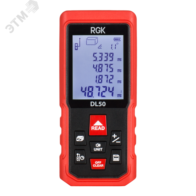 Изображение товара Лазерный Дальномер DL50 с Угломером и Помощником Маляра