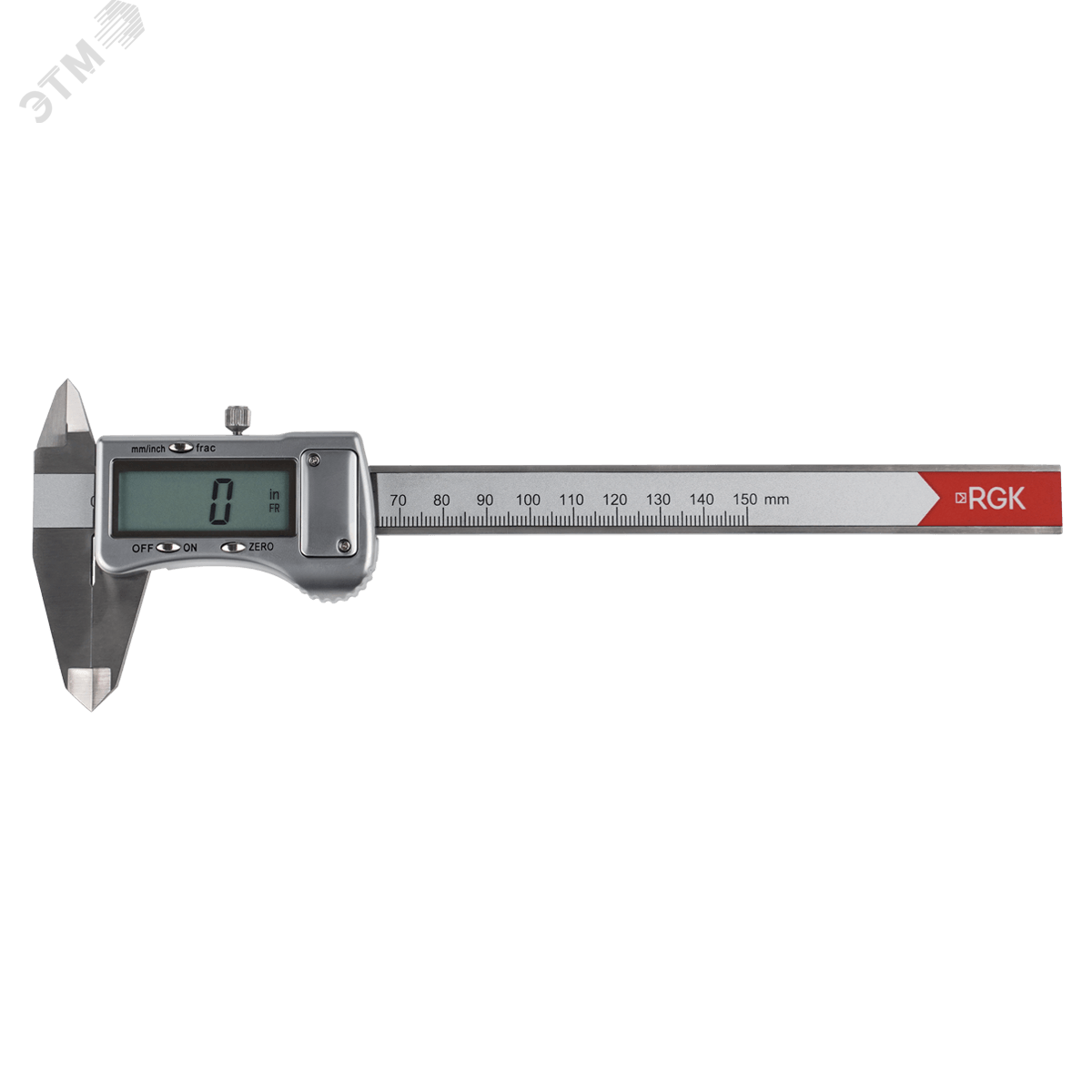 Изображение товара Электронный штангенциркуль RGK SCD-150 с цифровым дисплеем и глубиномером