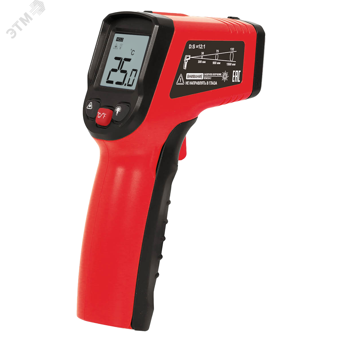 Изображение товара Пирометр RGK PL-6 с поверкой - бесконтактный инфракрасный термометр