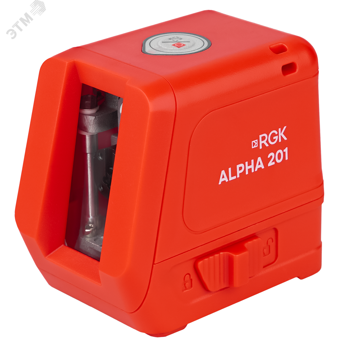 Изображение товара Лазерный уровень RGK ALPHA 201 с красным лучом компактный, точный, легкий