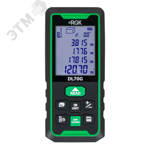 Изображение товара Дальномер лазерный DL70G с поверкой (шт)