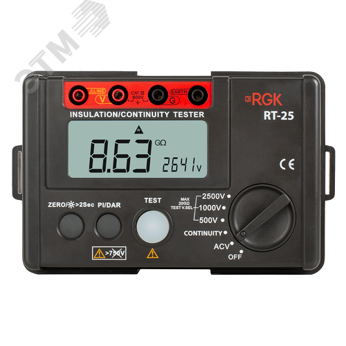 Изображение товара Мегаомметр цифровой RT-25 (шт)