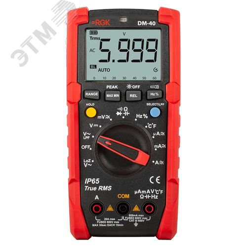 Изображение товара Мультиметр цифровой DM-40 (шт)