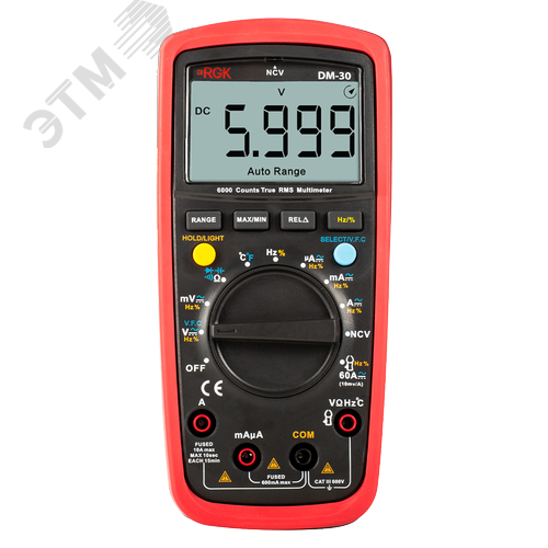 Изображение товара Мультиметр цифровой DM-30 (шт)