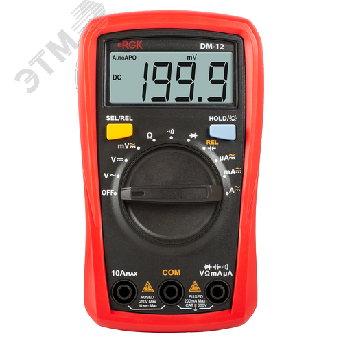Изображение товара Мультиметр цифровой DM-12 (шт)