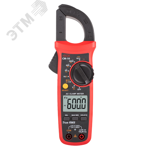 Изображение товара Клещи токоизмерительные CM-10 с поверкой (шт)