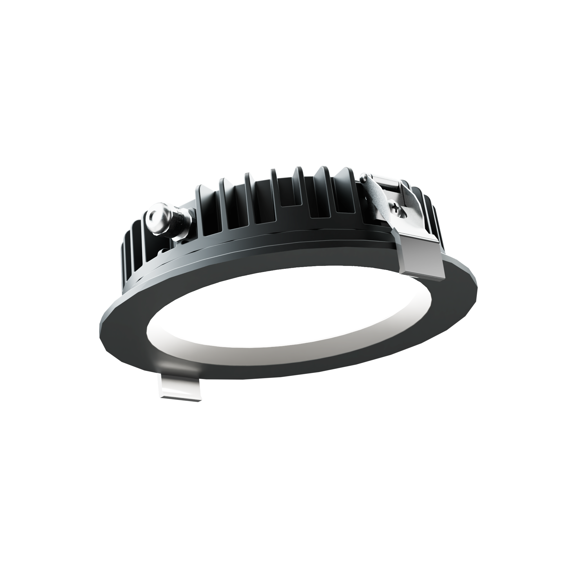 Светильник светодиодный встраиваемый Canzas DL-011 R D150 S 54 3500 105 BK