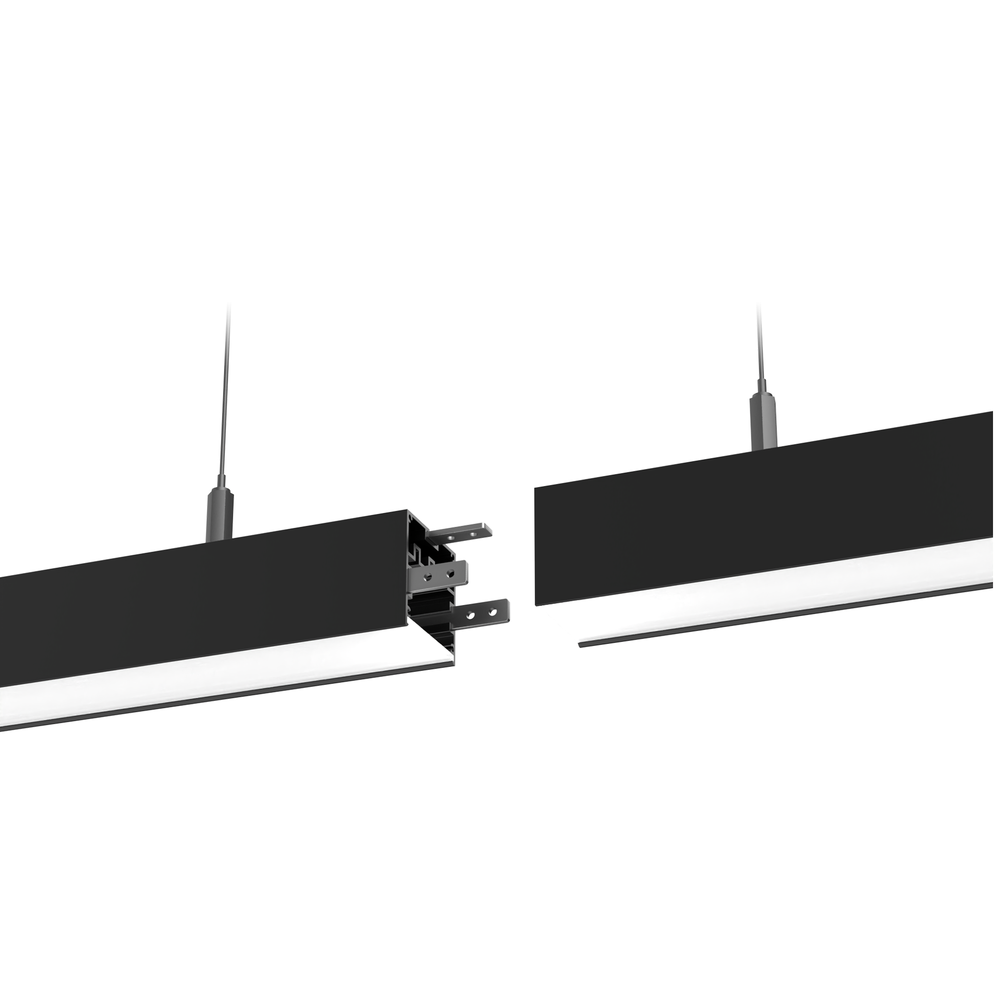 Светильник светодиодный подвесной Optima Line 3070 P 2500 LW 40 3000 120 BK