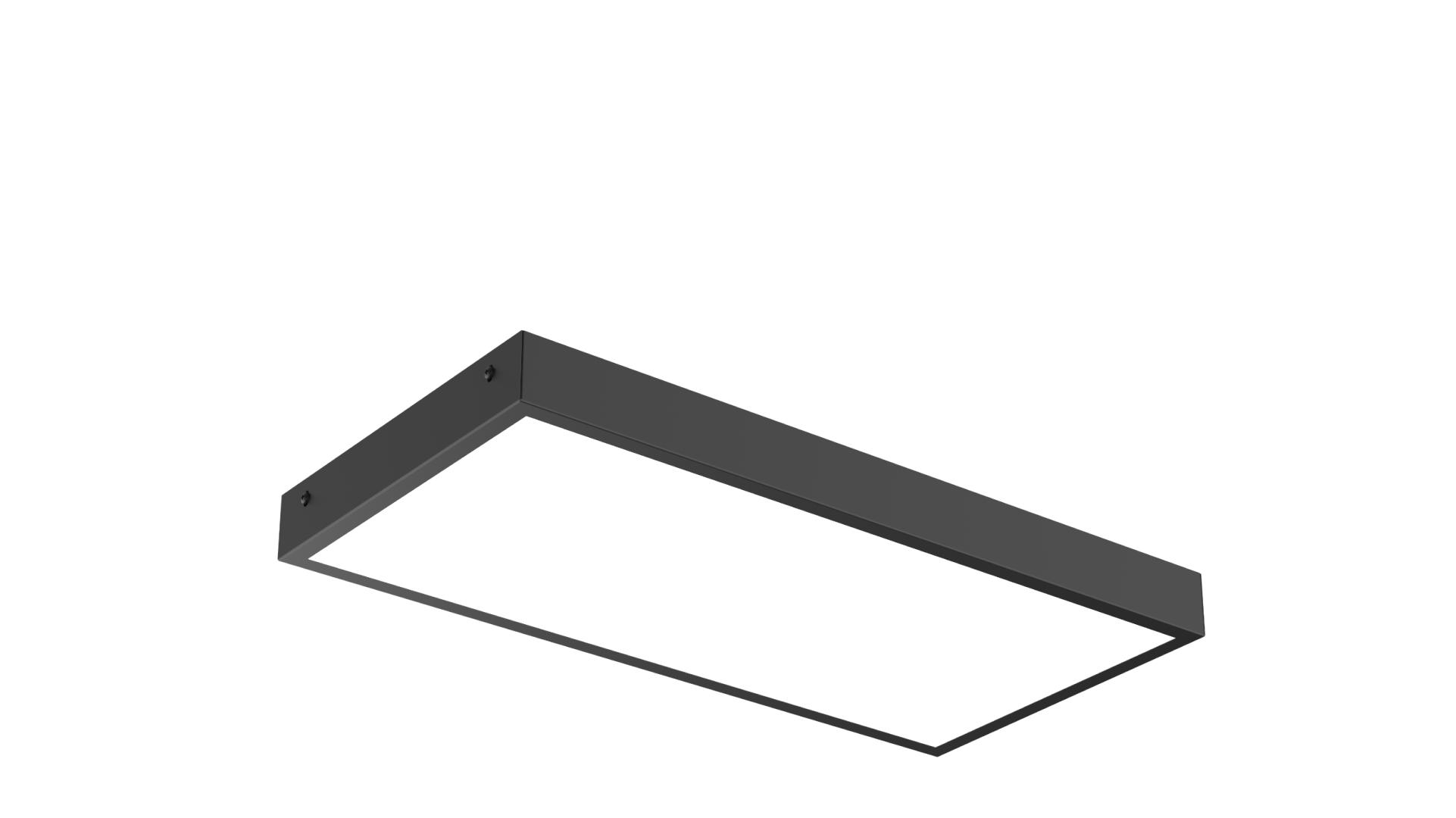 Светильник светодиодный встраиваемый Universal 595x295 R HB H 54 4000 W EM BK