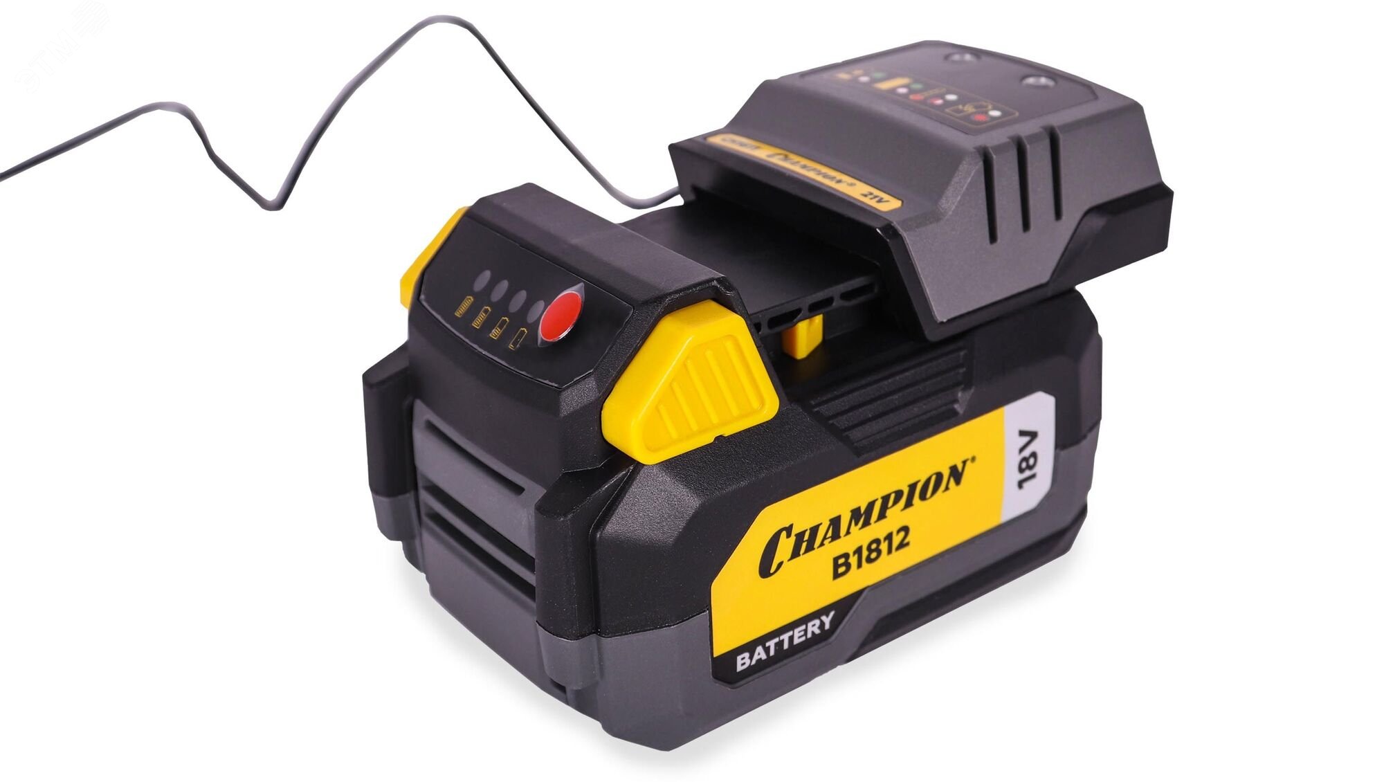 Изображение товара Аккумулятор 18В 4Ач Li-ion для инструмента CHAMPION B1812