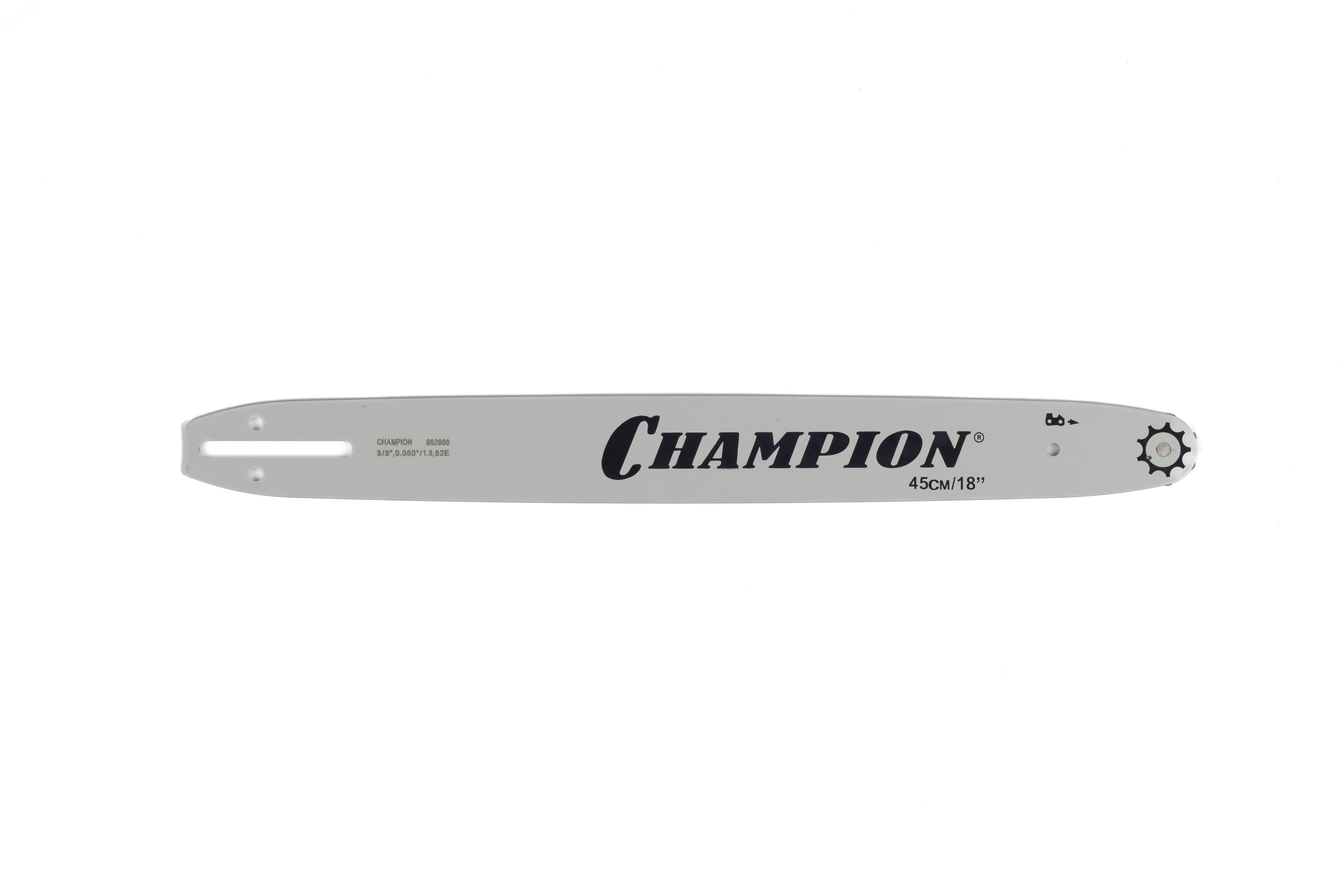 Изображение товара Шина 18 дюймов для пильной цепи Champion 62 звенья 3/8 ширина 1.3 мм