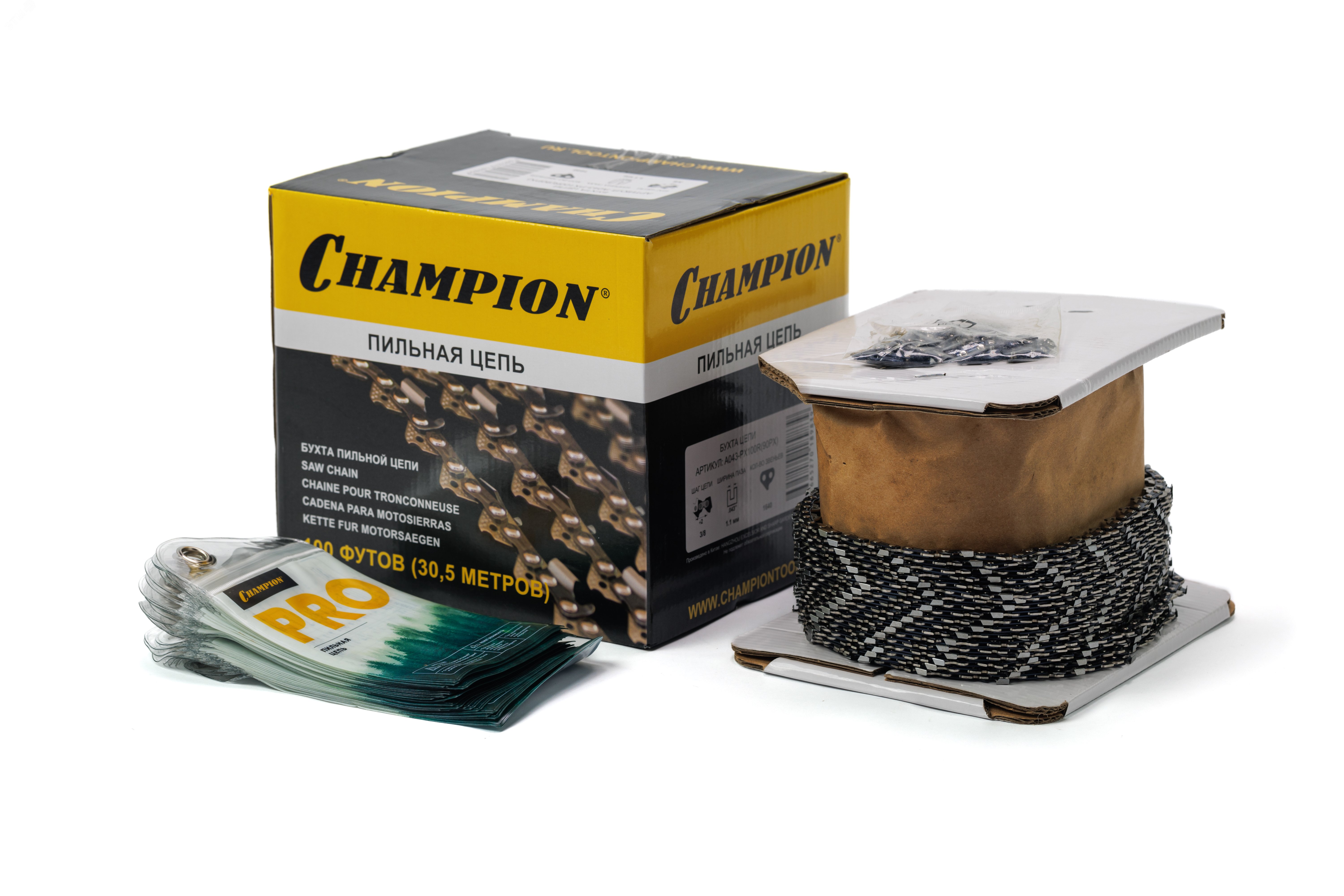 Изображение товара Бухта цепи 3/8-1,1-1640 звеньев (90PX) для пил