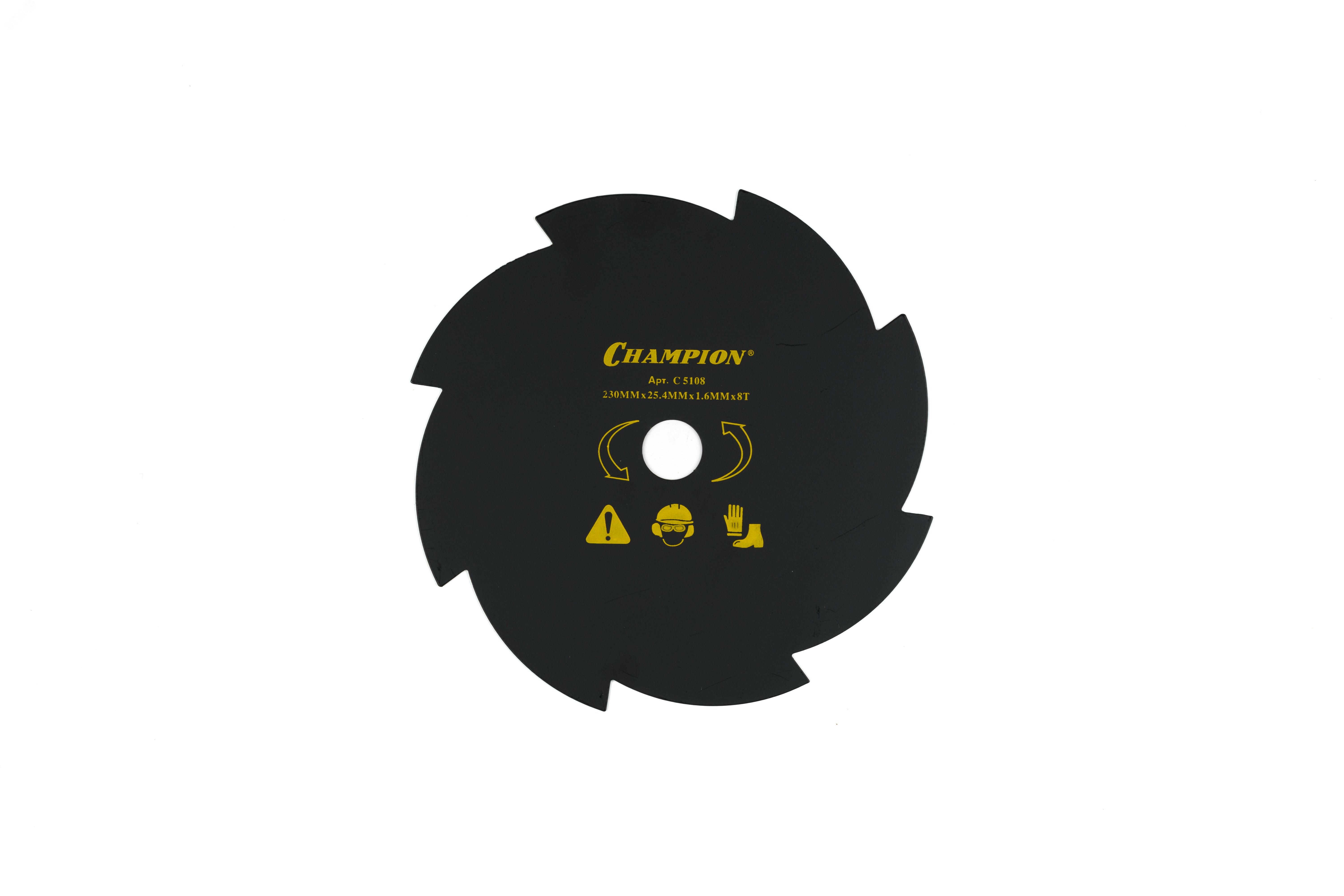 Изображение товара Нож для жесткой травы Champion 8/230/25,4 подходит для мотокос моделей